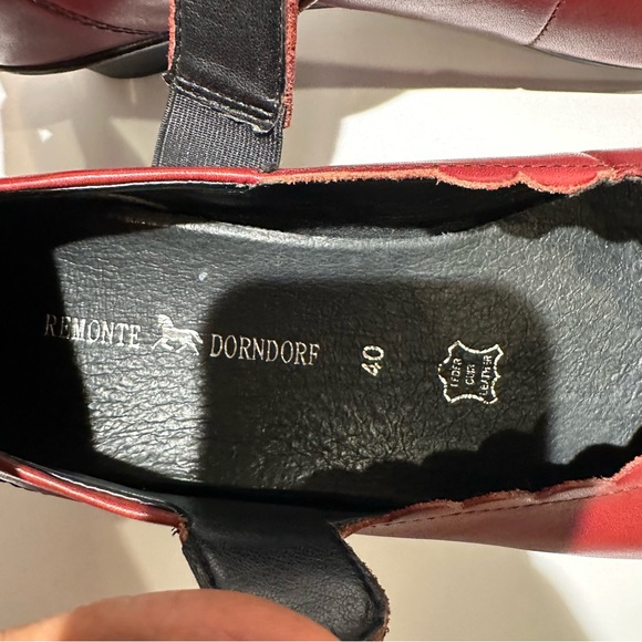 Remonte Dorndorf Mary Jane Shoes In Red - Picture 8 of 8